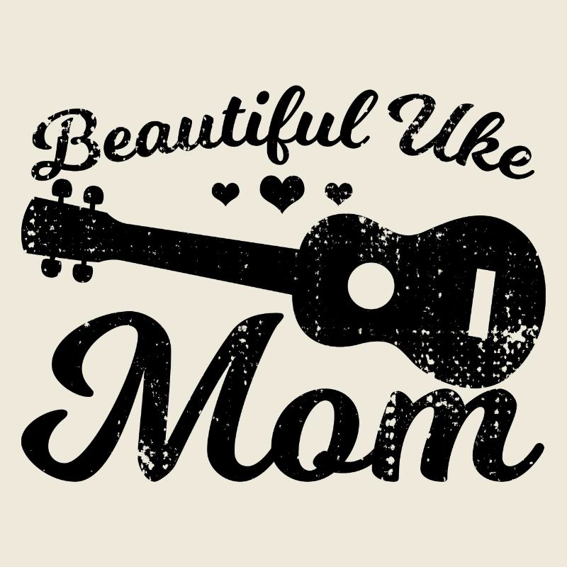 Schöne Ukulele Mama