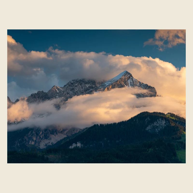 Alpspitze dans les nuages