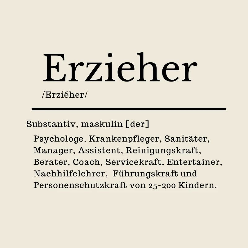 Erzieher Mann Beruf Erklärung Bedeutung Wörterbuch