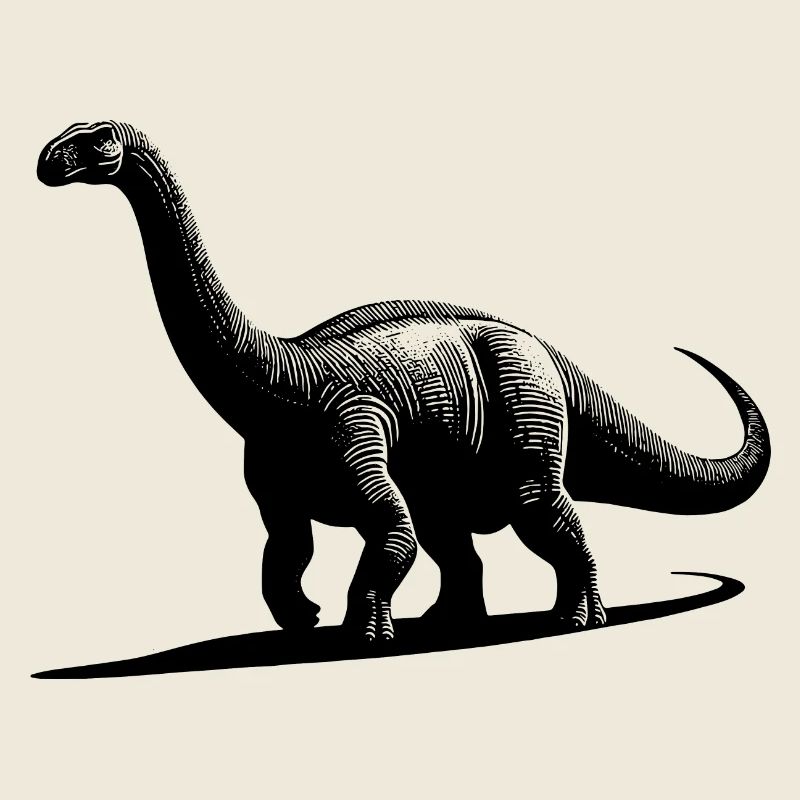 Riesiger Dino Brachiosaurus Dinosaurier