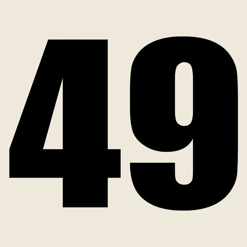 49e anniversaire 49 ans 49 ans numéro 49
