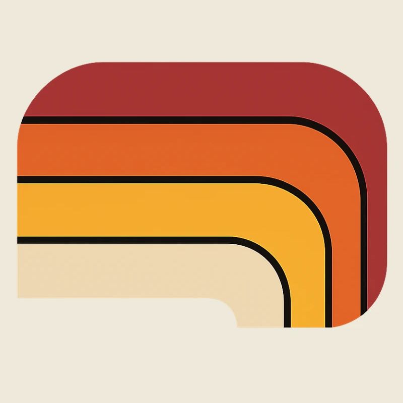 Retro gradient design