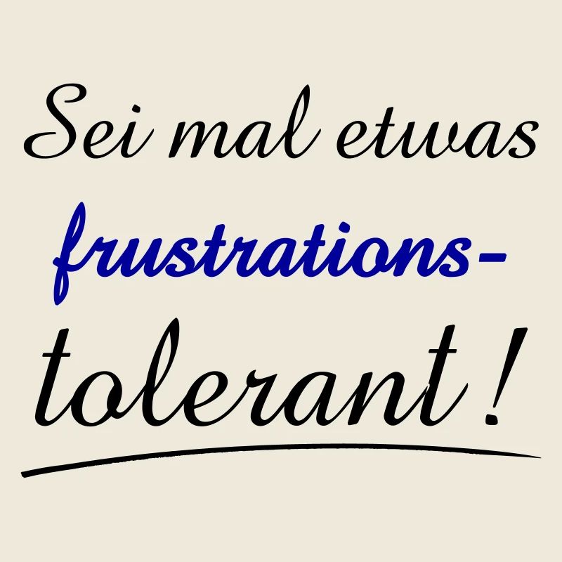 Expression of Frustration with Bold Typography