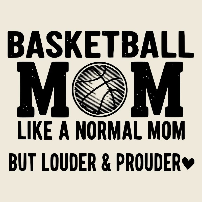 Fière maman de basket-ball Mère de basket-ball