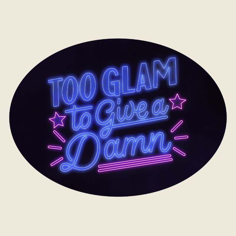 Neon Glamour Statement