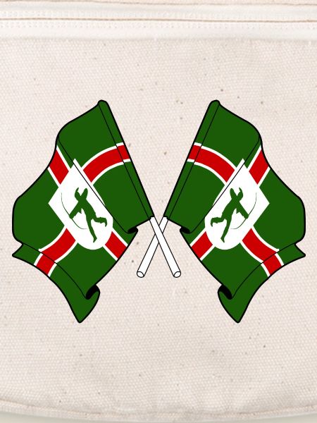 Crossed Nottinghamshire Flags