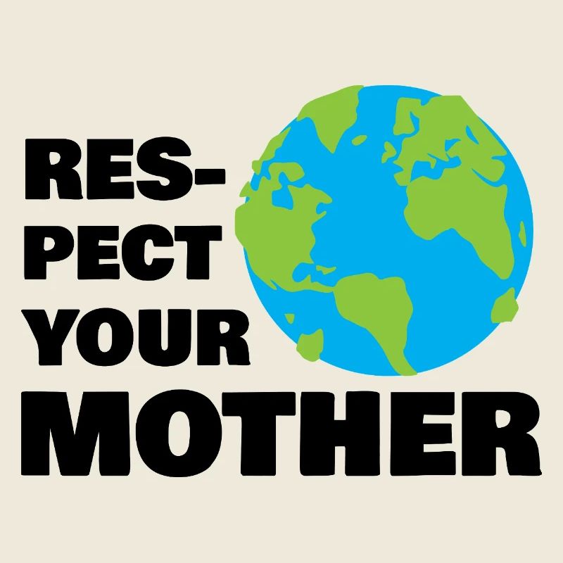 Respectez votre planète mère Globe : Art de conscience écologique