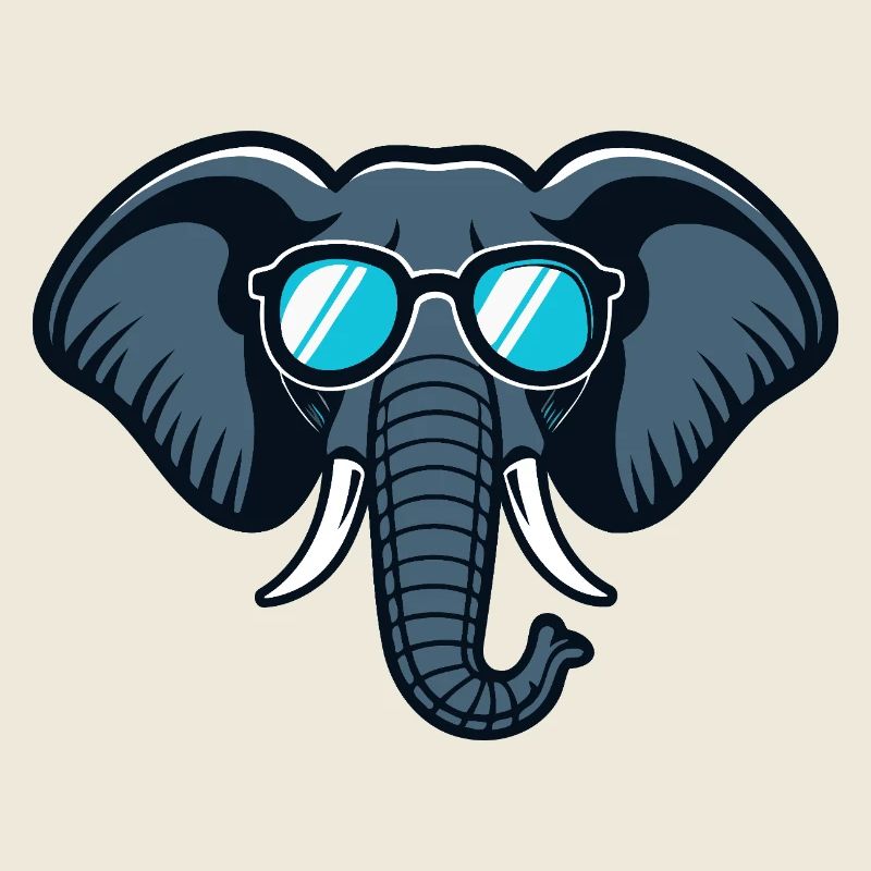 Elephant Retro Glasses