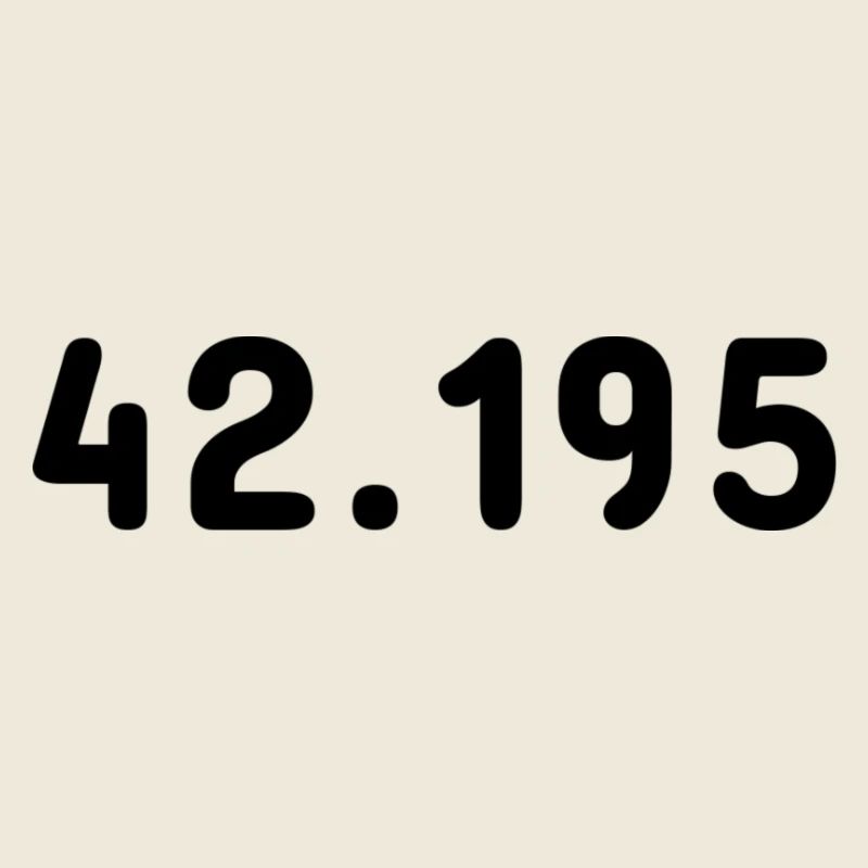 42.195 - Marathon