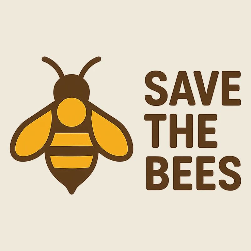 Save the Bees – Bee Logo