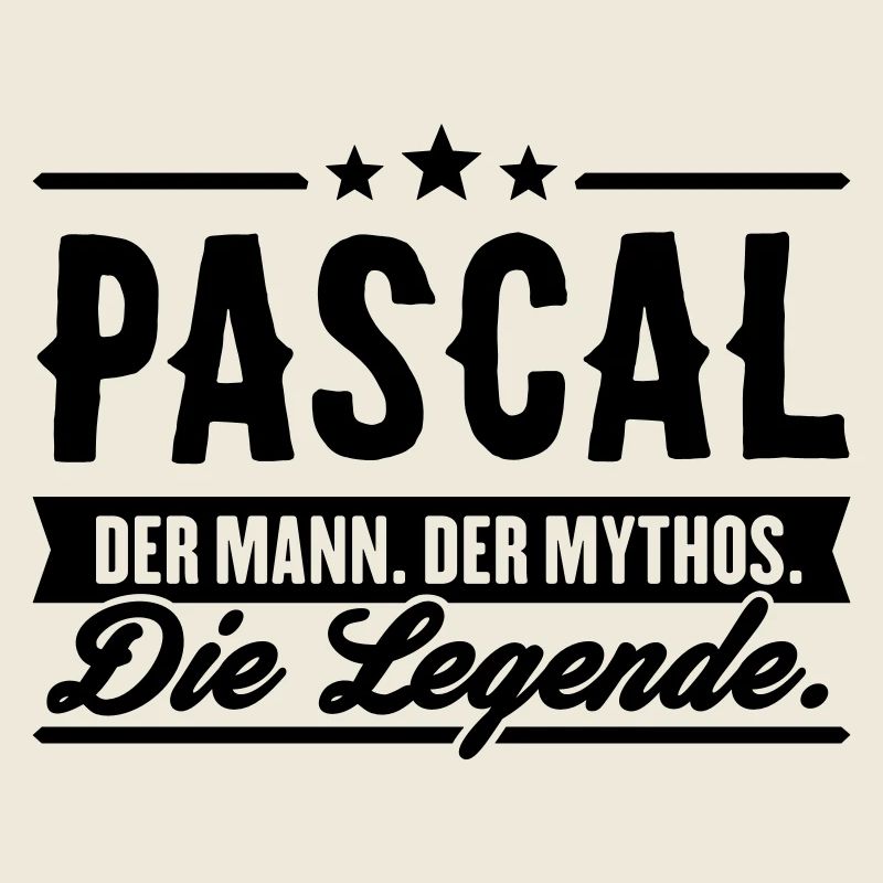 Mann Mythos Legende Pascal
