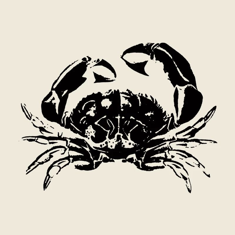 Conception rétro de crabes de cancer
