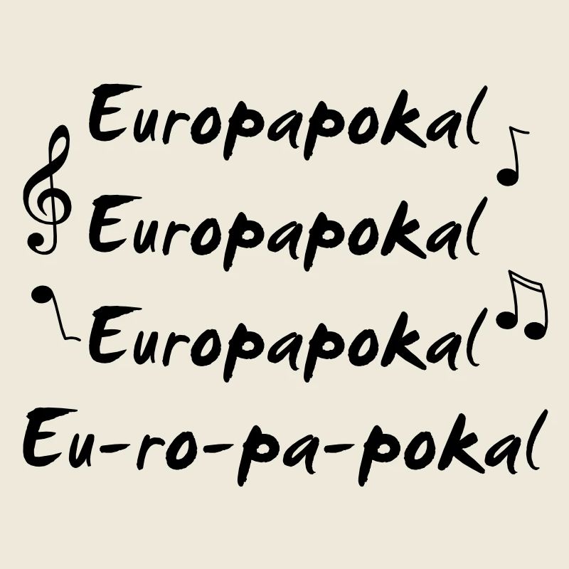 Europapokal einfarbig