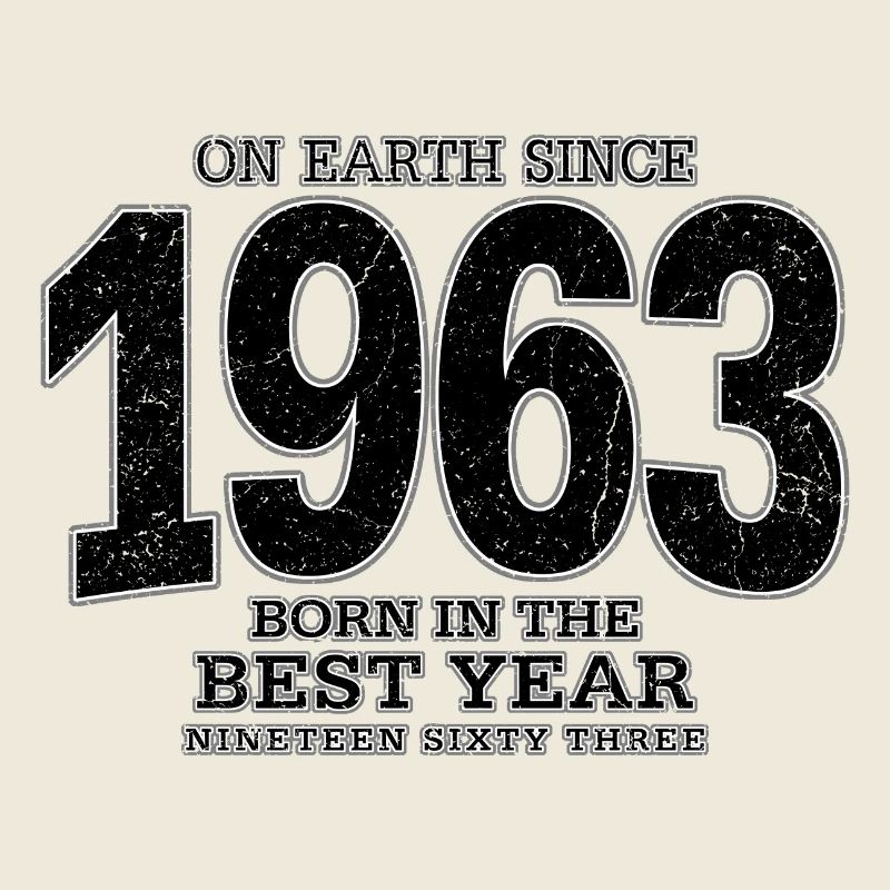 On Earth since 1963 (black oldstyle)