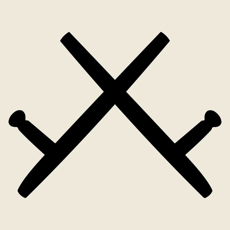 Image de l’ombre de Kobudo deux Tonfa
