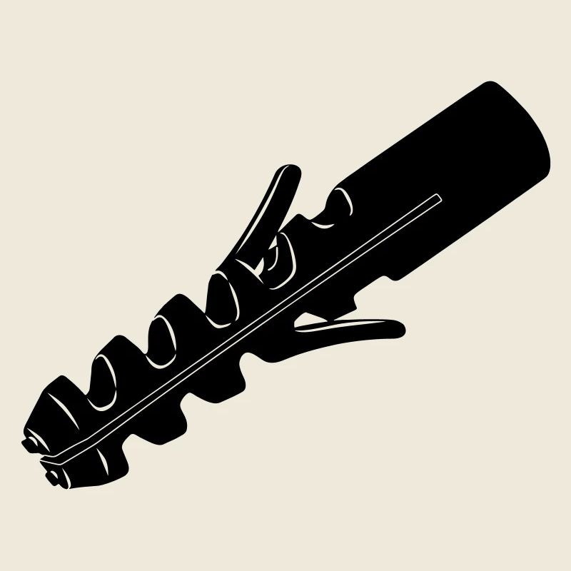 Fiche murale pour vis