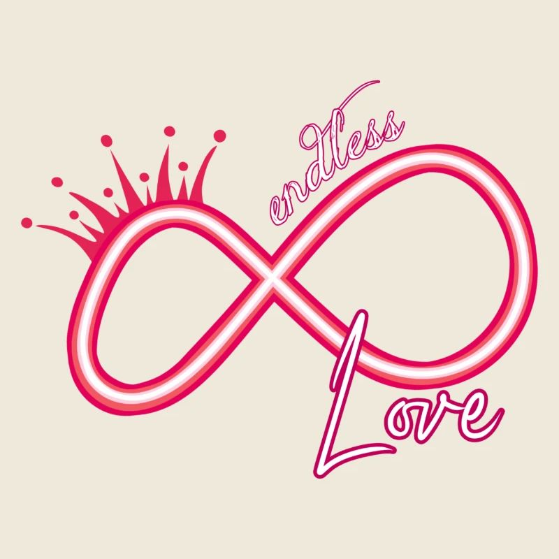 Signe infini néon amour sans fin