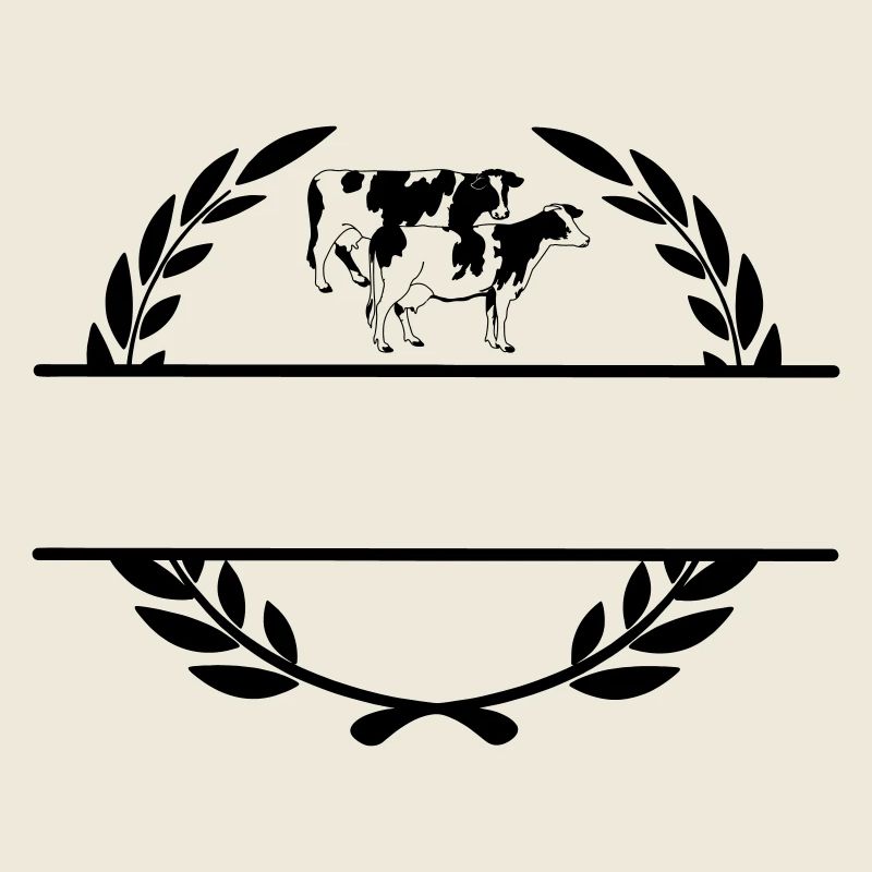 Dairy cows monogram
