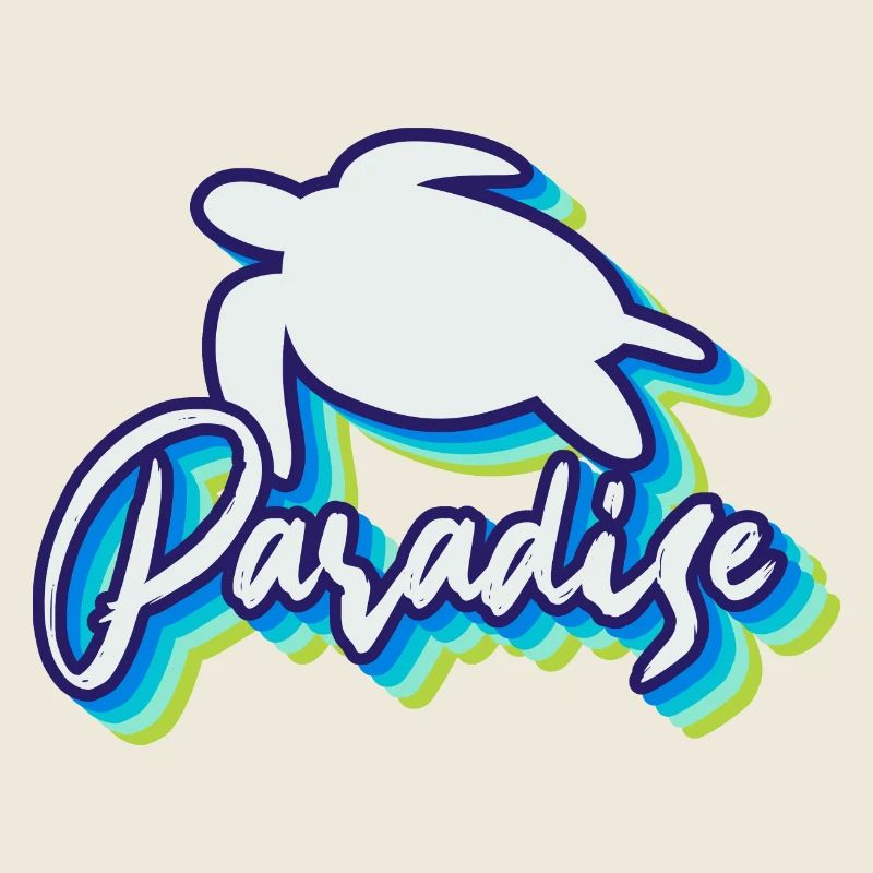Paradis trouvé: Conception de tortues tropicales