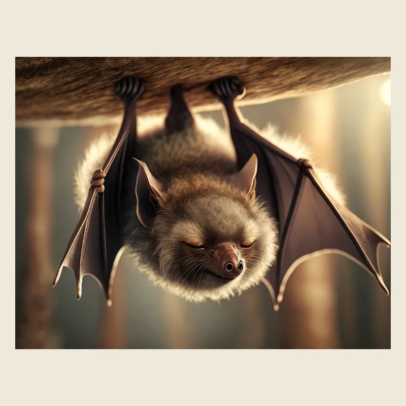 Animaux mignons qui se refroidissent – chauve-souris