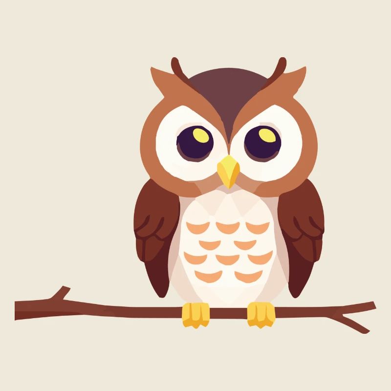 Eagle Owl Owl Bird on Branch