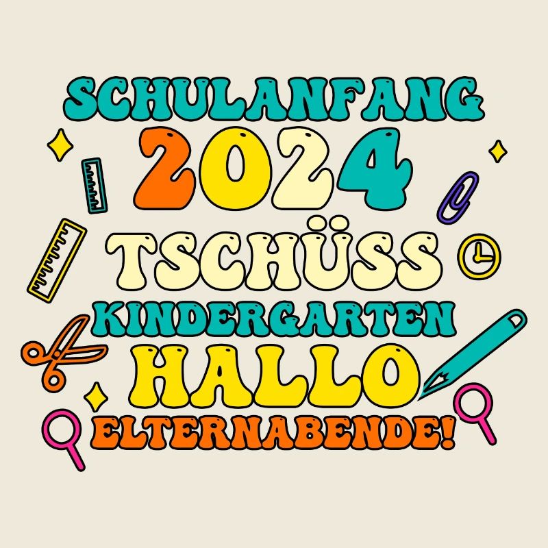 Eltern Schulkind Grundschule Erste Klasse Einschul