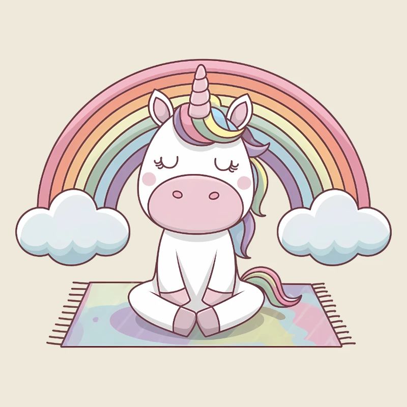 licorne de yoga