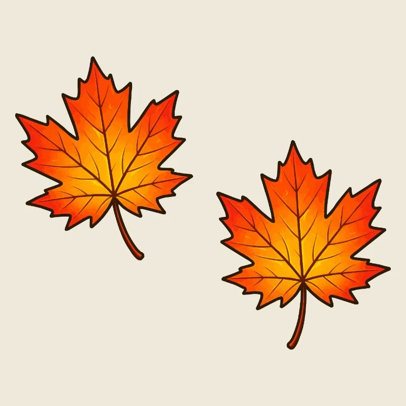 Illustration de feuilles d’érable d’automne