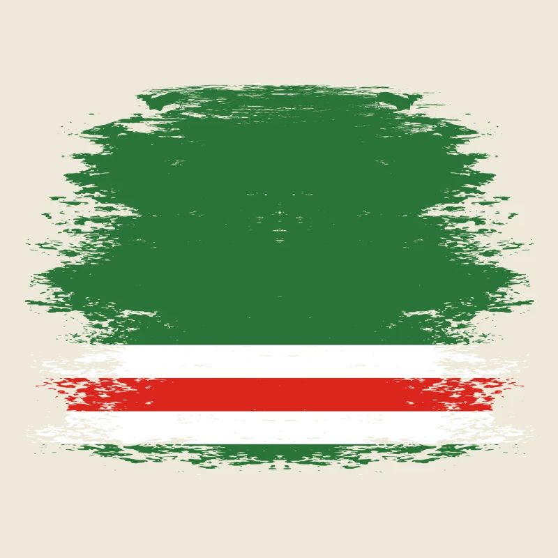 Chechnya flag used