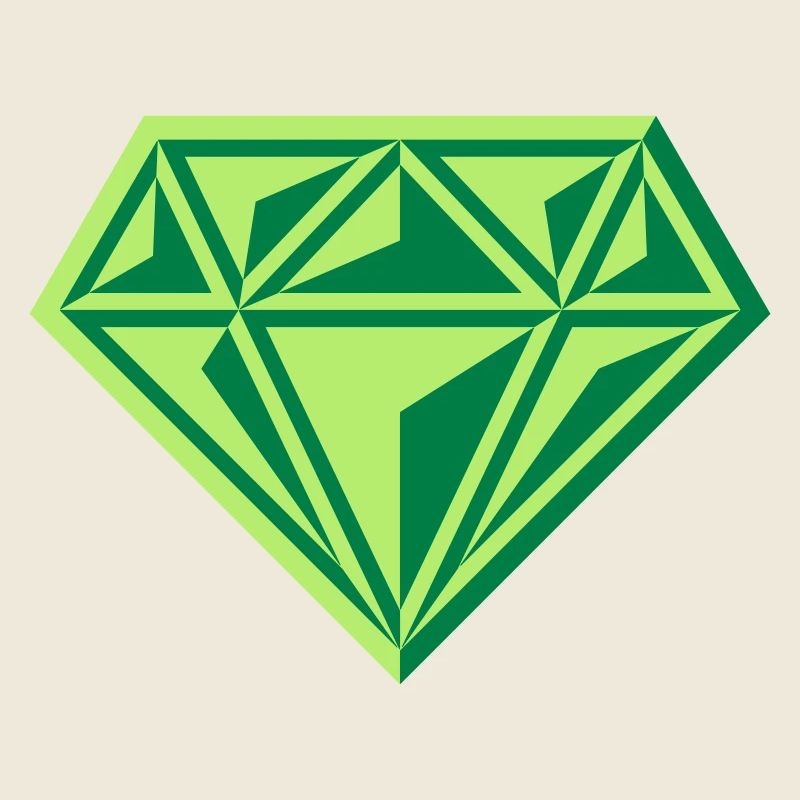 Diamant (pierre précieuse / brillant / symbole / gre / 2C)
