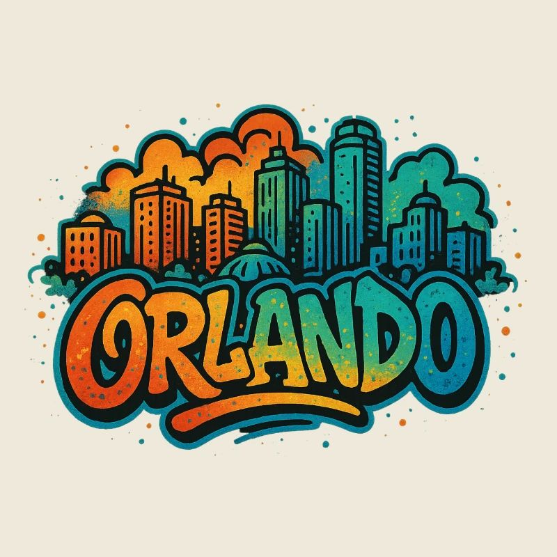 Orlando Graffiti Skyline