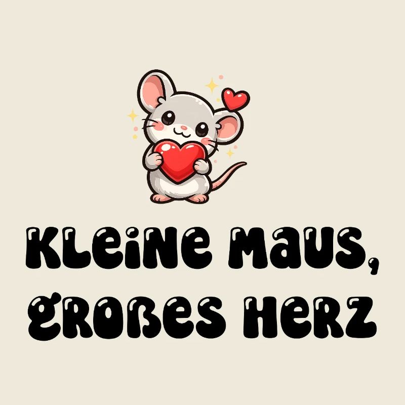 Maus mit Herz