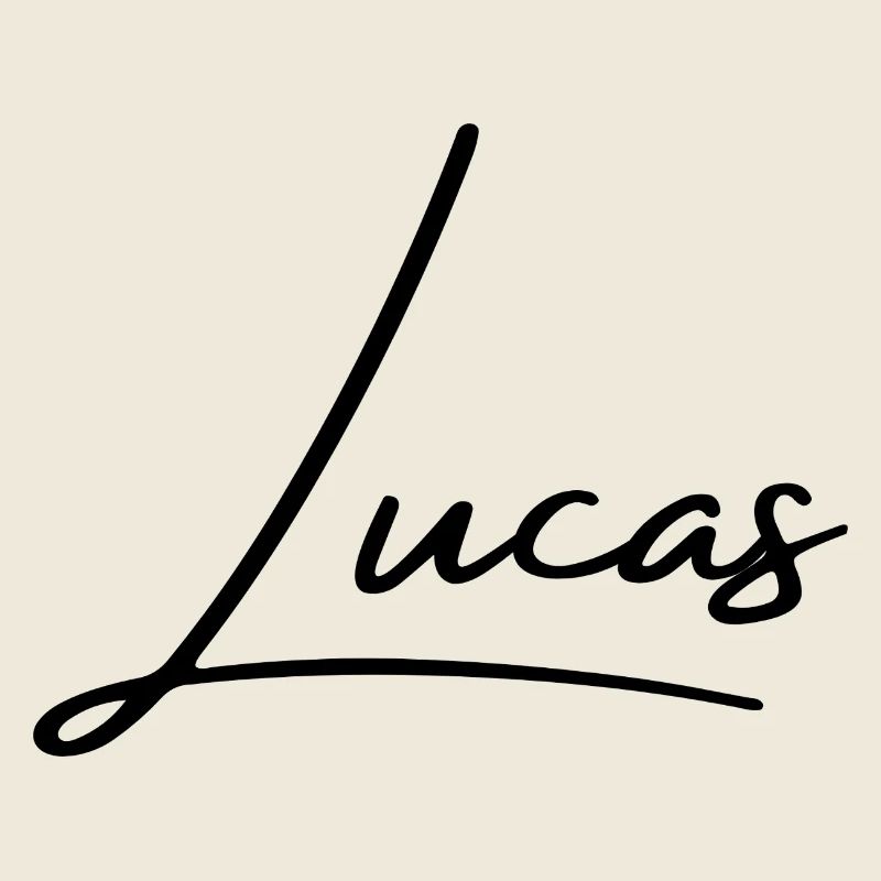 Lucas Name Design - Typographie personnalisée