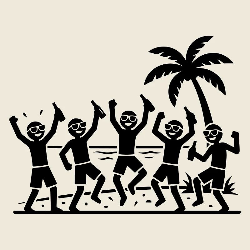 Party Beach Team Icon