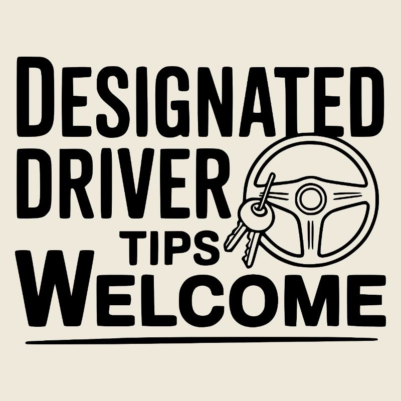 Designated Driver Tips Welcome