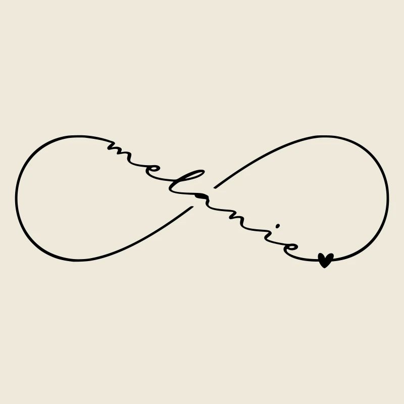 Melanie Name Infinity Symbol