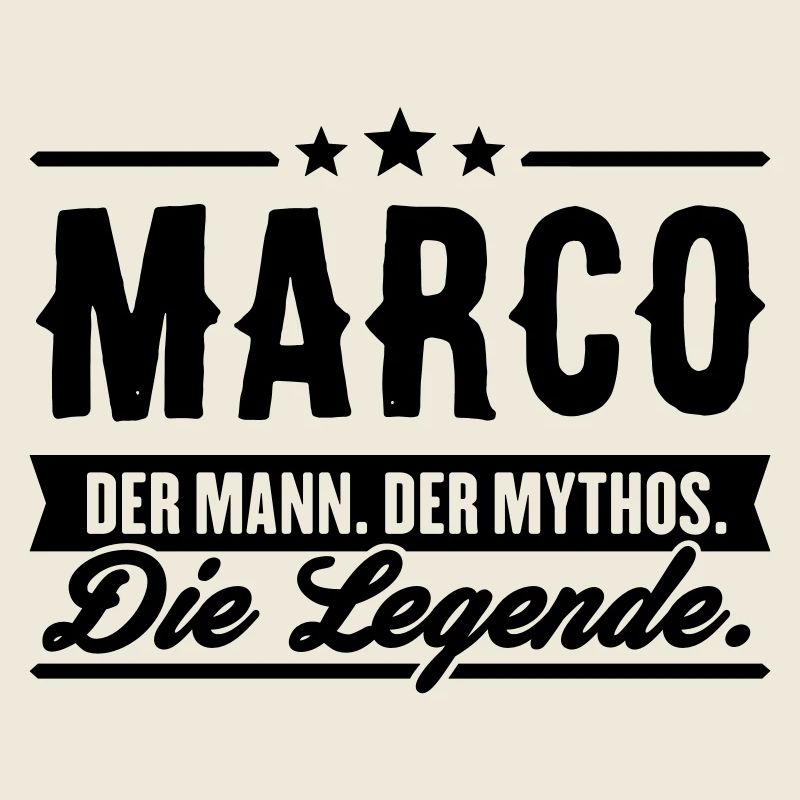 Mann Mythos Legende Marco