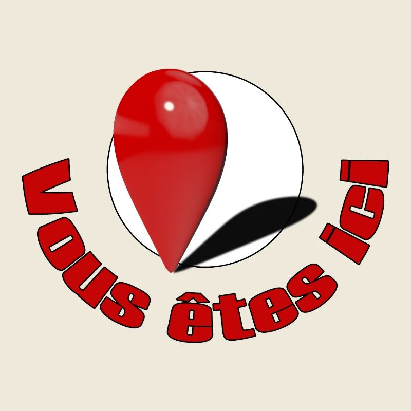 Sie sind hier mit Text