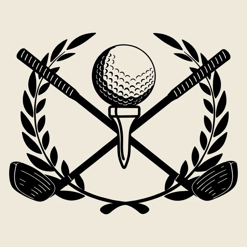 Golfin laurel wreath