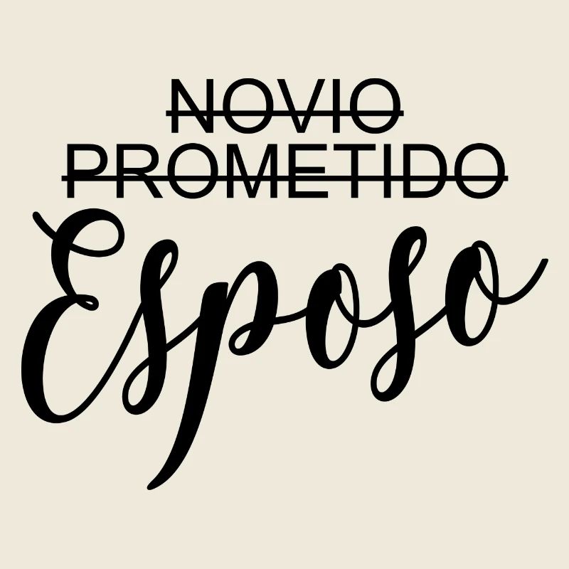 Novio Prometido Esposo Ehemann Bräutigam Hochzeitsgeschenk
