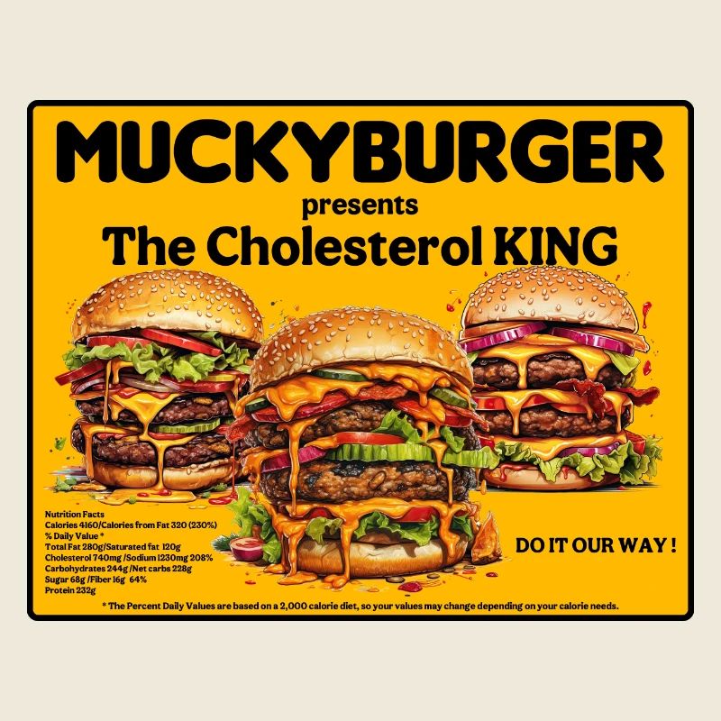 Muckyburger - Le roi du cholestérol. Restauration rapide