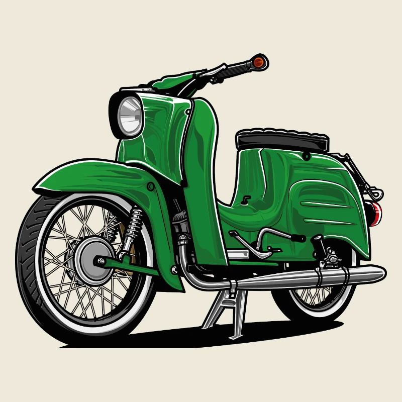 Schwalbe (grün) // Illustration