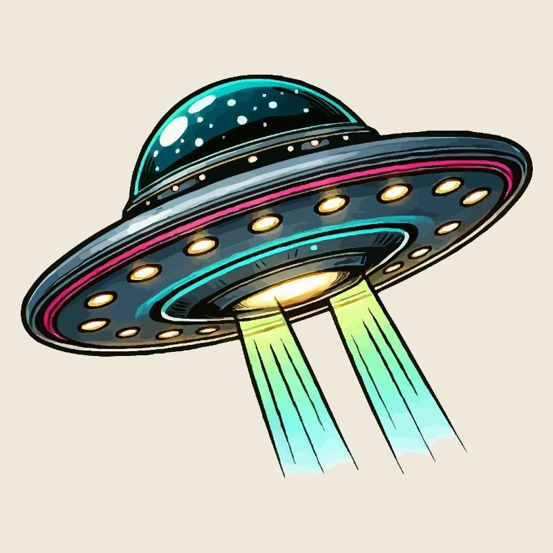 Soucoupe OVNI Bande Dessinée