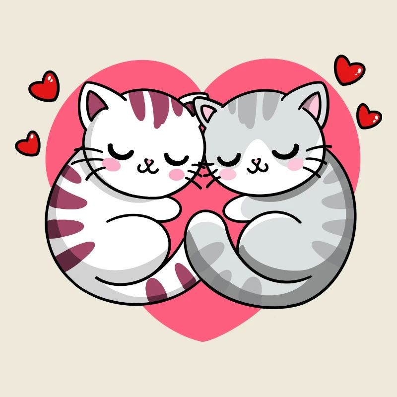 Valentinstag Katzen