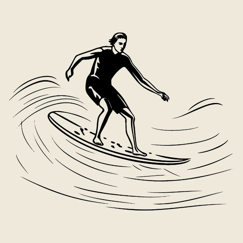 Surfer Sketch