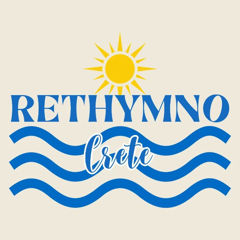Rethymno Sunset Wave Design
