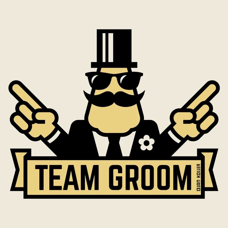 Team Groom (Pointing Stag Night Bachelor Party 2C)