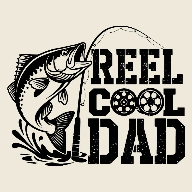 Pêcheur, pêcheur, pêcheur, poisson, moulinet, Cool Dad