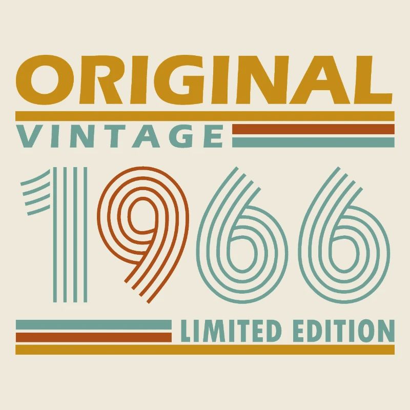 Original Vintage 1966 Edition Limitée 60 Ans