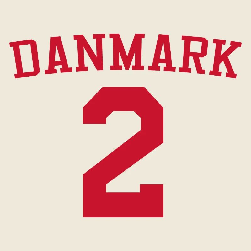 Denmark 2 – Red Text Design